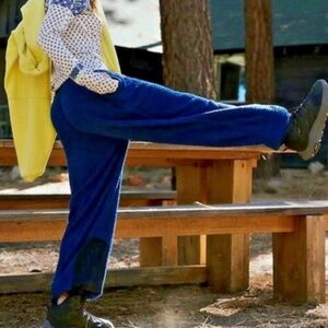 Free People Movement Cuddle Up Tie Waist Oversized Pants